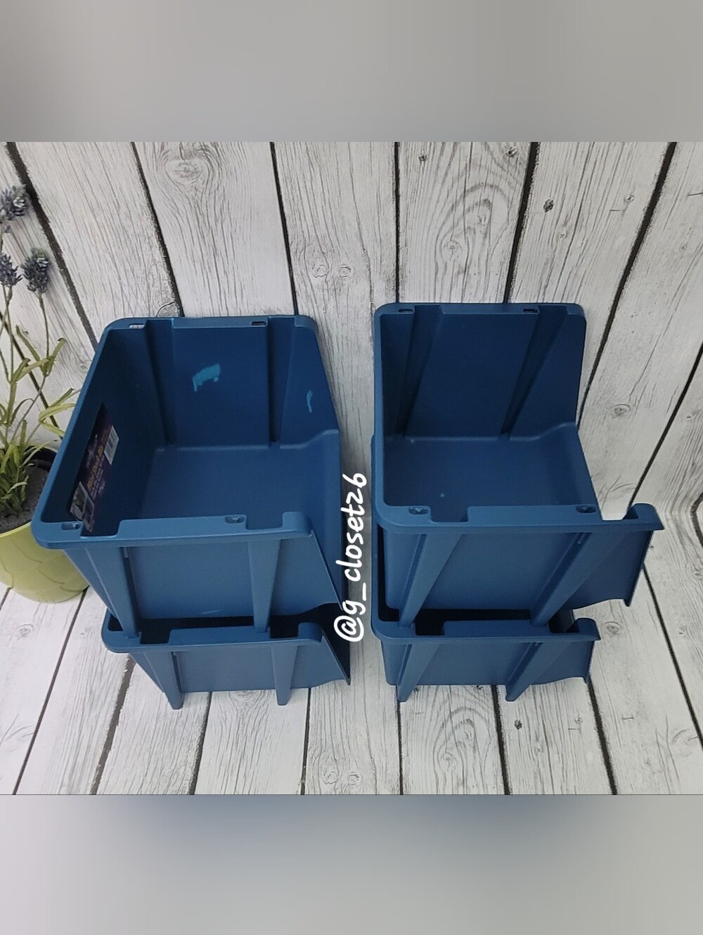 Stackable Mini Storage Bins by - Picture 4 of 8